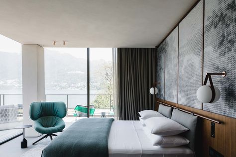 72 hrs in Lake Como — Finn Beales Malta House, Hotel Penthouse, Interior Design Hotel, Hotel Guestroom, Italy Lake Como, Le Meridien, Penthouse Suite, Patricia Urquiola, Hotel Interiors