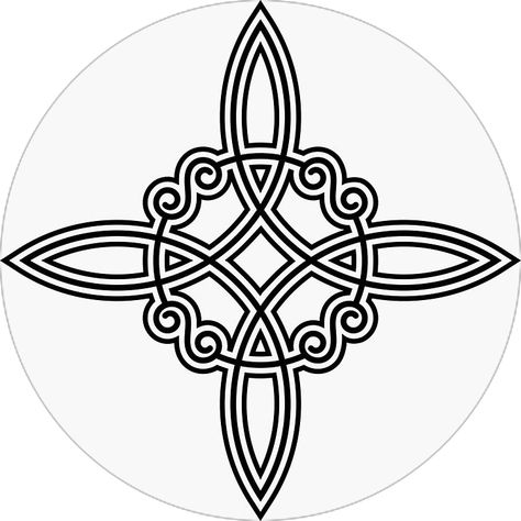 Elements Magic, Witch's Knot, Witches Knot, Irish Tattoos, 4 Element, 4 Elements, The Witches, Sticker Design, Sell Your Art