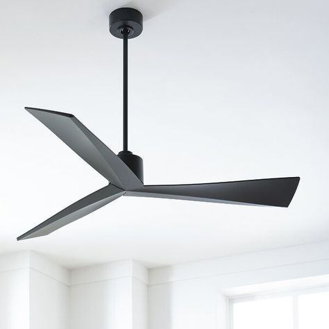 Fan Ideas For Living Room, Black Fans Living Room, Fan Design Ceiling, Modern Fans Ceiling, Modern Ceiling Fan Living Room, Modern Ceiling Fan Bedroom, Modern Black Ceiling Fan, Minimalist Ceiling Fan, Contemporary Ceiling Fan