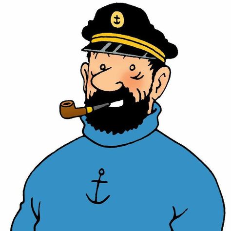 Tintin Art, Tin Tin Cartoon, Captain Haddock, Herge Tintin, Nail Art Disney, Tin Tin, Lucky Luke, Bd Comics, Cartoon World