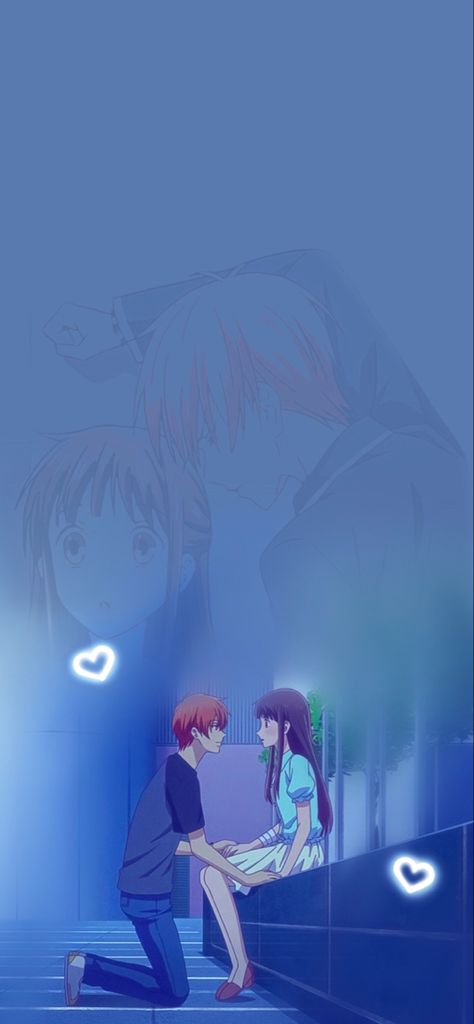 Fruit Basket Kyo Wallpaper, Fruits Basket Kyo And Tohru Wallpaper, Kyo Sohma Wallpaper Aesthetic, Fruit Basket Tohru And Kyo, Kyo X Tohru Wallpaper, Anime Couple Wallpaper Iphone, Tohru And Kyo Wallpaper, Fruit Basket Kyo X Tohru, Fruits Basket Kyo Wallpaper