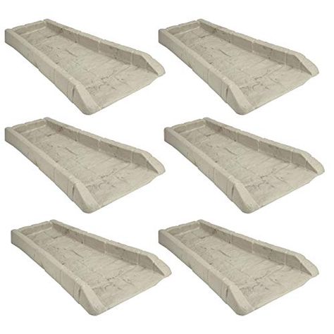 AmazonSmile : Suncast SB24 Decorative Rain Gutter Downspout Garden Splash Block (6 Pack) : Garden & Outdoor Downspout Garden, Decorative Downspouts, Splash Blocks, Light Taupe Color, Soil Erosion, Rain Gutters, Rain Barrel, Garden Accents, Packing Light