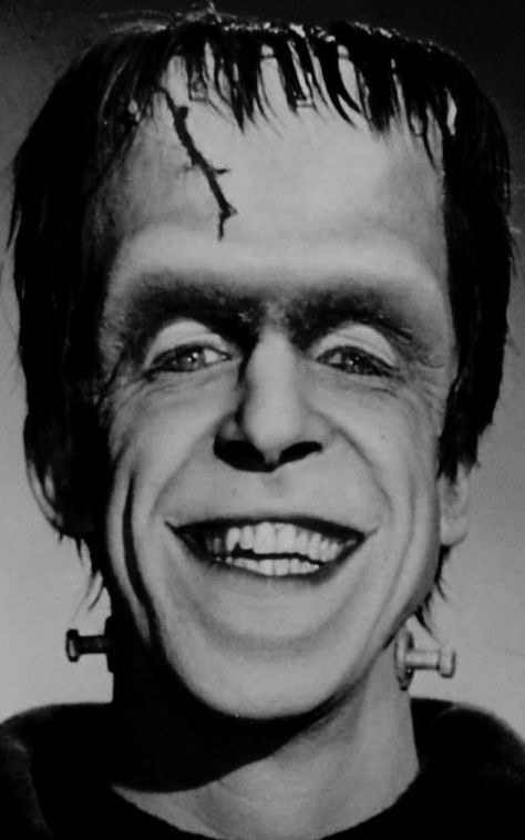 Fred Gwynne as Herman Munster Herman Monster, Herman Munster, The Munsters, Black And White, White, Black