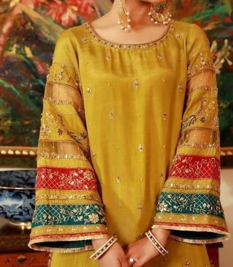 Mayon Dress, Pakistani Mehndi, Mehndi Night, Mehndi Dresses, Haldi Outfit, Mehndi Dress, Poems Quotes, Womens Trendy Dresses, Stylish Short Dresses