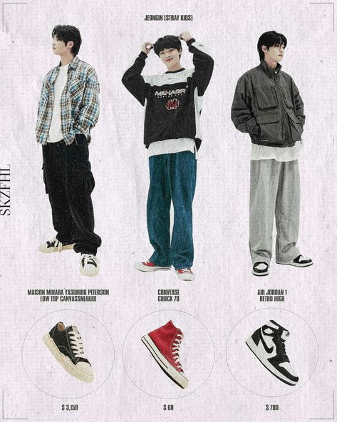 Skz Outfits Casual, I.n Outfits, Jeongin Ootd, Jeongin Outfit, Jeongin Style, Skz Outfits Inspired, Watercolour People, 90s Skater Fashion, Stray Kids Outfits