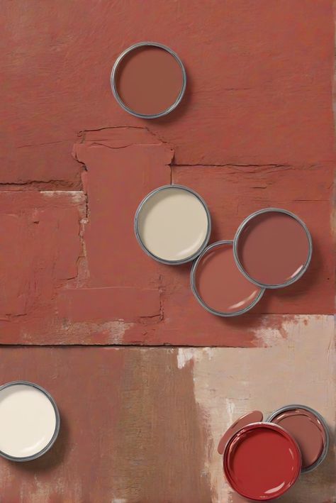 rustic red paint, home office design, interior painting services, wall paint colors Office Palette, Red Wall Paint, Sherwin Williams Green, Sage Green Kitchen, Red Can, Accent Wall Paint, Creative Storage Solutions, Sleek Furniture, Green Cabinets