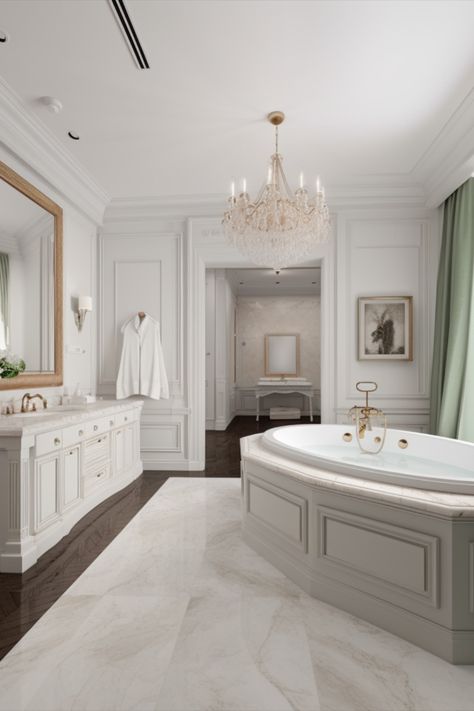 Old Money House Bathroom, Old Money Bathroom, House Inspo Interior, Marble Bathroom Ideas, Old Money House, Home Bathroom Decor, Apartment Deco, Interior Design Bathroom, Bathroom Paint