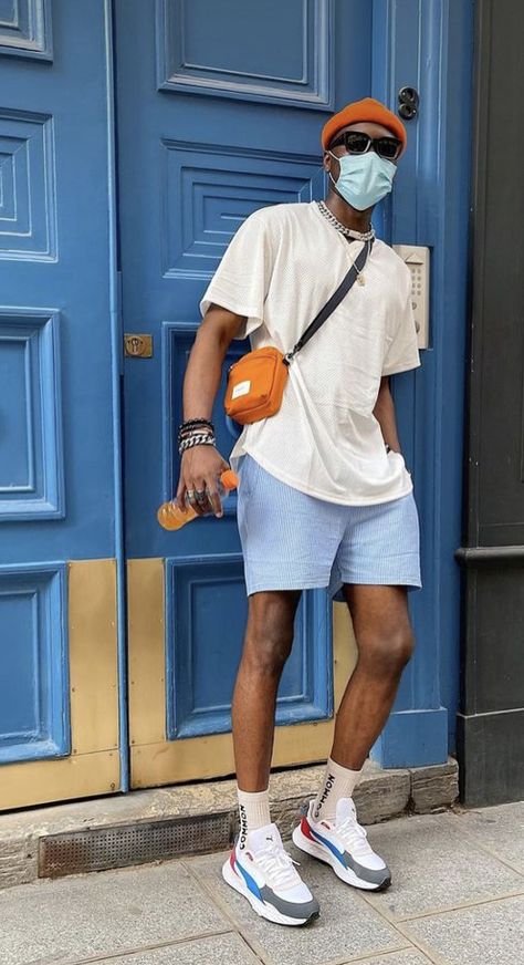 Shorts 
Men 
Old money outfit 
Fashion 
Swimshorts
Summer outfit Blue Striped Shorts, Mens Summer Outfits, Dapper Style, Street Style Outfits Men, Mens Casual Dress Outfits, Swim Short, Summer Streetwear, Mens Outfit Inspiration, Mens Fashion Streetwear