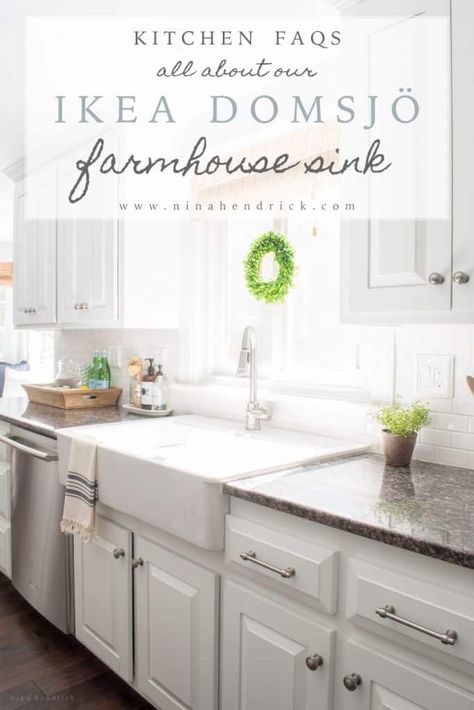 OKAY! Ikea Farmhouse Sink, Updating Kitchen, Redo Kitchen, Cabinets Ikea, Ikea Farmhouse, Painting Oak Cabinets, Outdoor Lighting Design, Diy Outdoor Lighting, Renovation Tips