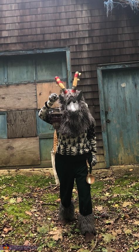 Demon Halloween Costume, Goat Costume, Goat Demon, Yule Goat, Pagan Festivals, Homemade Costume, Costume Works, Halloween Costume Contest, Saint Nicholas