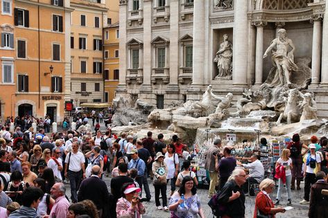 Tourist crowd in Rome stock image Rome Photo, Tourist Destinations, Rome, Photo Image, Tourism, Graffiti, Editorial, Stock Images, Walking