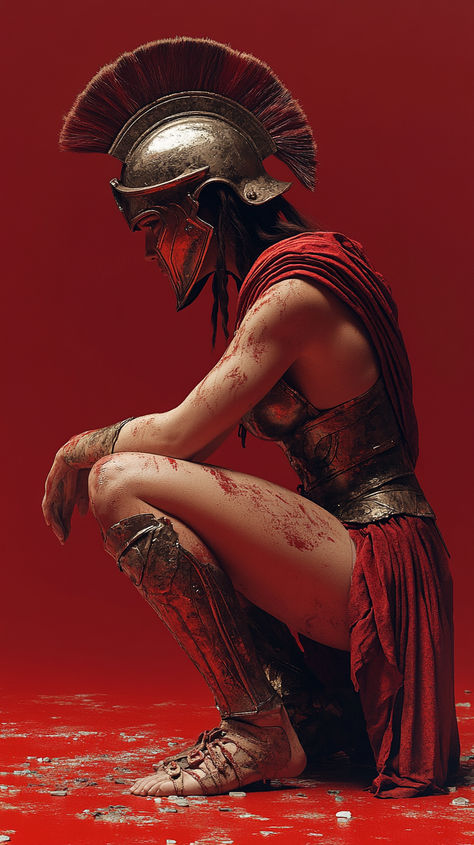 Spartan Women Art, Spartan Woman Warrior, Female Spartan Art, Gladiator Woman, Women Warrior, Roman Women, Spartan Women, Greek Warrior, Female Armor