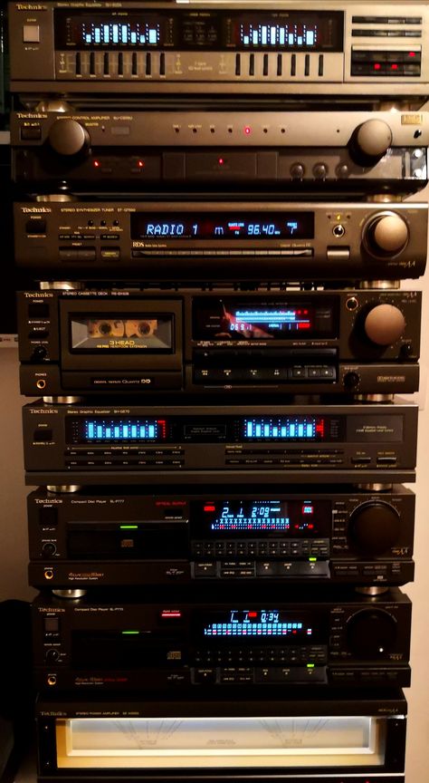 Technics Hifi, Hifi Music System, Hifi Turntable, Home Theater Sound System, Stereo Equipment, Hifi Amplifier, Speaker Plans, Audio Rack, Audio Studio