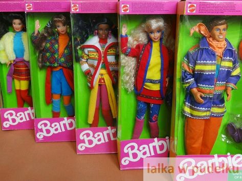 Barbie Benetton, Barbie Costume, 90s Toys, Ginny Weasley, Albus Dumbledore, Keno, Old Dolls, Angel Face, 90s Kids