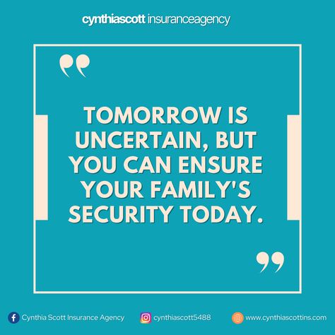 🌟 Life is full of surprises, but with our insurance plans, you can ensure your family's happiness no matter what comes your way. Discover the peace of mind that comes with being prepared for the unexpected. 📞 Text or call us at 912-564-2425 for your insurance needs! 💯 🕰️ Mon-Fri: 8:30 AM - 5:00 PM EDT #familyfirst #insurance #peaceofmind #security #futureproof #protectwhatmatters #insuranceagency #financialsecurity #stayprepared #insurancecoverage Life Insurance Marketing Best Quotes, Life Insurance Humor, Insurance Investment Quotes, Importance Of Life Insurance Quotes, Why Life Insurance Is Important, Insurance Humor, Life Insurance Marketing, Life Insurance Meme, Life Insurance Quotes