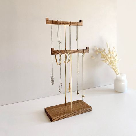 Diy Jewelry Stand, Jewerly Organizer, Bracelet Storage, Bracelet Stand, Bracelet Organizer, Stand Jewelry, Bracelet Holders, Display Jewelry, Hanging Necklaces