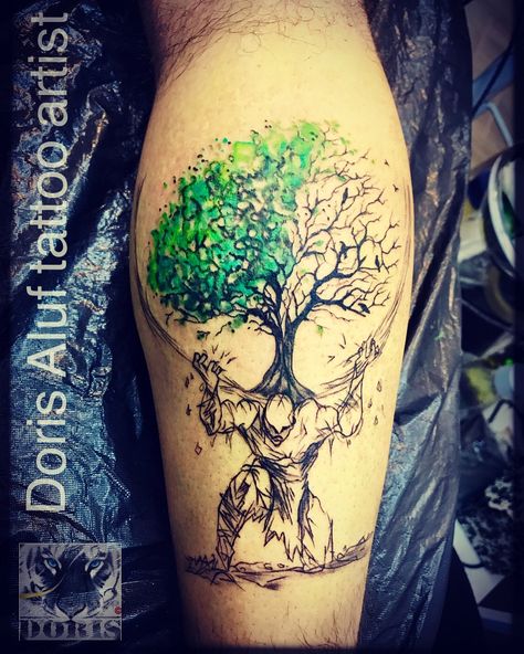 Atlas Holding The Sky Tattoo, Greek Tree Tattoo, Tree Tattoo Leg, Atlas Tattoo Design, Atlas Tattoos, Tree Tattoo Forearm, 42 Tattoo, Atlas Tattoo, Earth Tattoo