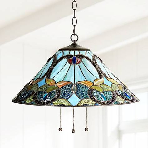 Robert Louis Tiffany Harvest 20 1/2"W Plug-In Swag Pendant - #6F428 | Lamps Plus Louis Tiffany, Swag Pendant Light, Chandelier Ideas, Style Dining Room, Pendant Ideas, Classic Chandeliers, Swag Lamp, Dining Room Light Fixtures, Robert Louis