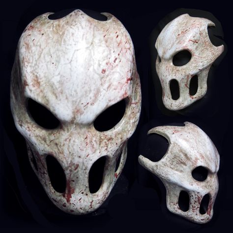 Splatterhouse Art, Horror Mask Ideas, Mask Design Concept, Mask Rpg, Skull Mask Design, Fantasy Masks, Awesome Masks, Armadura Cosplay, Horror Mask