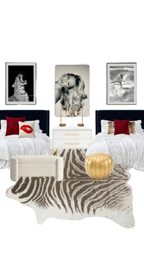 #dormroomdecor #dorm #dorminspo Cream And Black Bedroom Ideas, 2024 Room Ideas, Cheetah Dorm Room Ideas, Leopard Room Ideas Bedrooms, Room Ideas Leopard, Leopard Room Aesthetic, Cheetah Room Aesthetic, Aesthetic College Dorm, Leapord Room Aesthetic