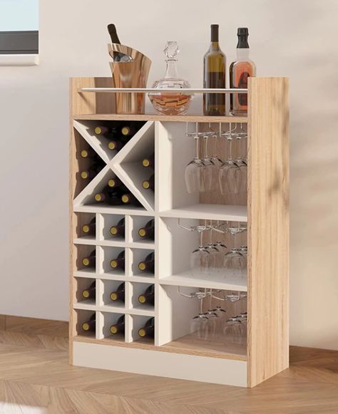 Wooden wine cabinet