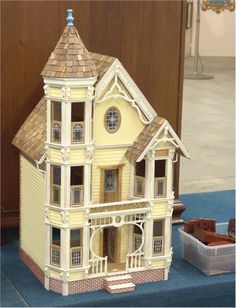 Painted Lady Dollhouse, Cauldron Craft, Victorian Dollhouse Miniatures, Dollhouse Victorian, The Painted Lady, Spirit House, Dollhouse Supplies, Dollhouse Books, Victorian Dollhouse