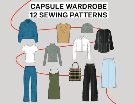 JULIANAMARTEJEVSDE - Etsy Basic Shirts Pattern, Kimono Sewing Pattern, Basic Dress Pattern, T Shirt Sewing Pattern, Vest Sewing Pattern, Unique Tools, Sewing Machine Basics, Basic Sewing, Shirt Sewing Pattern