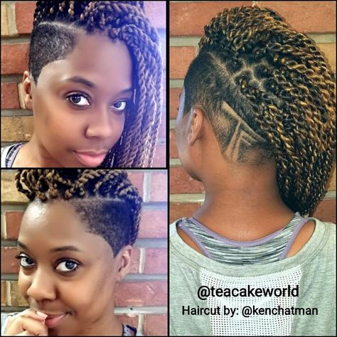 Cornrow Hairstyles White, Hairstyles White Girl, Mohawk Braids, Micro Braids Styles, Girl Undercut, Braids With Shaved Sides, Curly Hair Fade, Shaved Side Hairstyles, Shaved Hair Designs