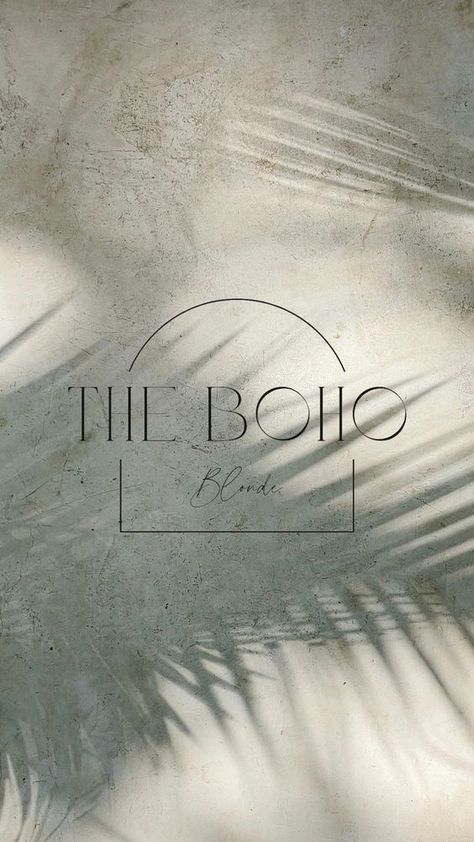 boho feminine minimalist logotype beauty salon logo branding design logoreveal #logomania #logofashion🌷 Boho Hair Salon Logo, Logo Design Inspiration Aesthetic, Minimal Logo Design Creative, Boho Logos Ideas, Mood Logo Ideas, Luxury Wellness Branding, Luxury Fonts Branding, Spa Mood Board, Salon Branding Ideas