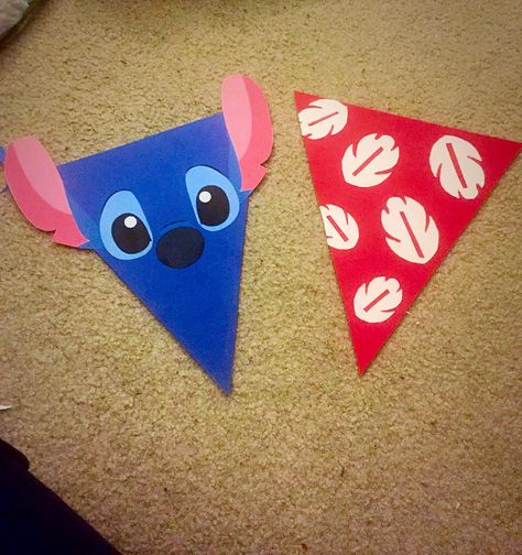 Lilo & stitch birthday banner. Theres a cute banner on pinterest but it had… I’ll And Stitch Birthday Party, Ohana Party Ideas, Stitch 3rd Birthday Party, Lilo And Stitch Party Ideas Decoration, Lilo And Stitch Diy Decorations, Lilo And Stitch Birthday Party Activities, Diy Lilo And Stitch Decor, Lilo And Stitch Birthday Party Decor, Diy Stitch Birthday Decorations