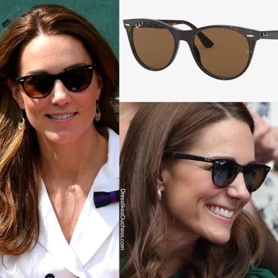 Kate Middleton in Ray Ban Wayfarer II Classic RB2185 #fun #day #streetstyle #casual #sunnies #sunglasses http://liketk.it/36pOj #liketkit @liketoknow.it #LTKtravel #LTKswim #LTKstyletip #swim #kohls Rayban Sunglasses For Women 2023, Womens Ray Ban Sunglasses, Kate Middleton Sunglasses, Ray Bans Sunglasses Women, Rayban Wayfarer Women Outfit, Rayban Wayfarer Women, Sunglasses Oval Face, Ray Ban Wayfarer Women, Wayfarer Sunglasses Women