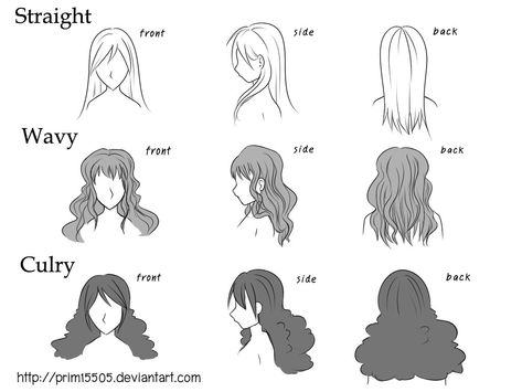 The difference hair by daFlique Anime Hairstyles Side Profile, How To Draw Hair Back View, Anime Hairstyles Side View, Female Hair Drawing Reference Side View, Long Hair Drawing Side View, How To Draw Hair On A Side Profile, Hair Sketch Back View, Side View Hairstyles Drawing, Hair From Side Drawing