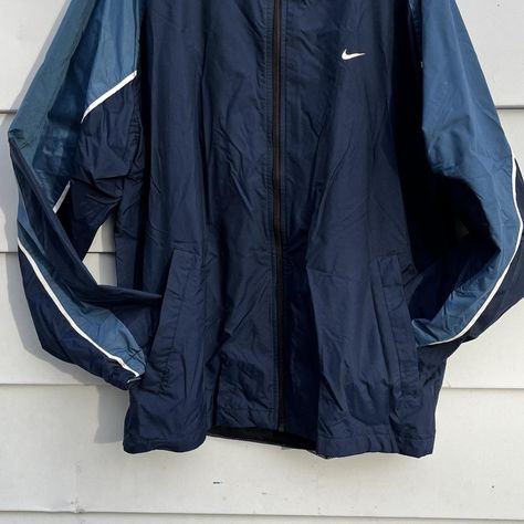 NIKE Blue Mens Jacket XL RN# 56323 CA# 05553... - Depop Nike Blue, The Picture, Mens Jackets, Nike, Blue