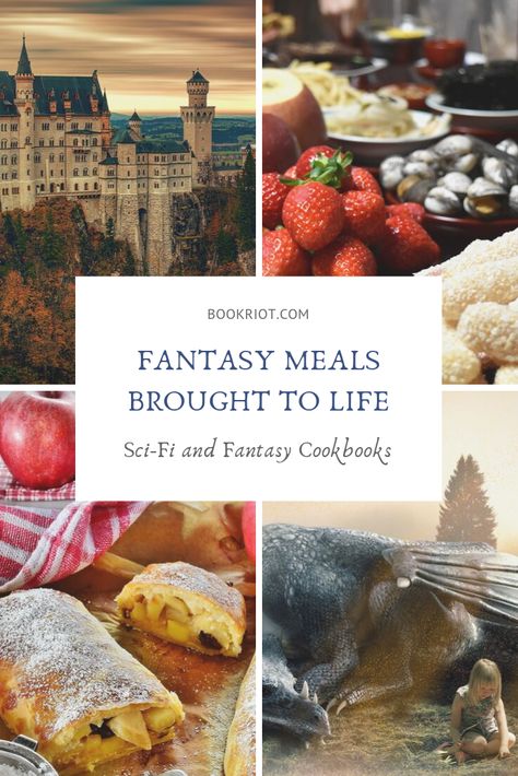 Feast Of Fiction, Recipes From Fiction Books, Food In Literature, Food From Books, Fictional Food Recipes, Witchy Dinner Recipes, D&d Recipes, Book Inspired Food, Unique Cookbooks