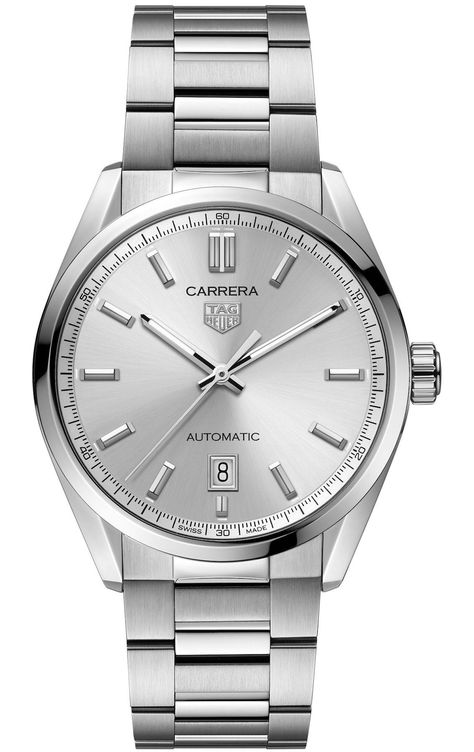 Tag Heuer Carrera Automatic, Carrera Watch, Steel Architecture, Tag Heuer Carrera Calibre, Heuer Carrera, Tag Heuer Carrera, Tag Heuer Watch, Dress Watch, Polished Stainless Steel