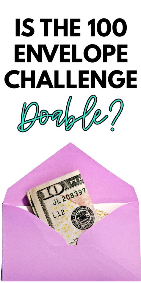 Is The 100 Envelope Challenge Doable? Here's My Honest Thoughts... How To Do The 100 Envelope Challenge, 100 Envelopes Savings Challenge, 100 Evenlope Savings Challenge, Envelope Savings Challenge 1-100, Diy 100 Envelope Challenge, 100 Evenlope Challenge, Penny Challenge, 100 Envelope Savings Challenge, Envelope Savings Challenge