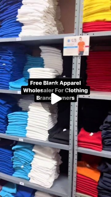 47K views · 2.9K likes | Hustle And Craft on Instagram: "Free Blank Apparel Wholesaler From Clothing Brand Owners! Get a variety of blank styles and brands from this wholesale supplier! They also offer custom DTF, Embroidery, DTF, & Screen Printing services! For more wholesale vendors & strategies check out our Ebooks & Vendors List at tricitywholesale.com!" Wholesale Vendors List Free, Vendors List, Wholesale Vendors, Blank Apparel, Wholesale Suppliers, Wholesale Clothing, Printing Services, Clothing Brand, Screen Printing