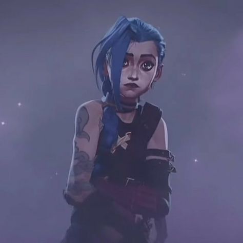 Jinx Smile, Jinx Finger, Arcane Stills, Arcane Screenshots, Arcane Aesthetic, Arcane Wallpaper, Get Jinx, Jinx Arcane, Retro Disney