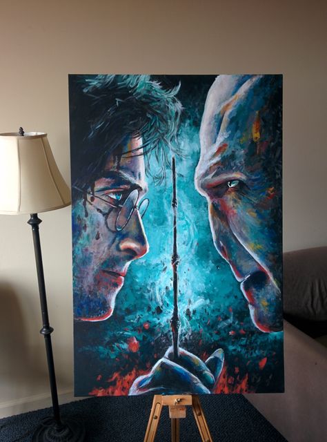 harry potter related paintings - Google Search Canvas Painting Ideas Harry Potter, Harry Potter Acrylic Painting, Harry Potter Art Painting, Hogwarts Acrylic Painting, Harry Potter Landscape Painting, Harry Potter Oil Painting, Harry Potter Birthday Invitations, Harry Potter Party Decorations, Harry Potter Painting