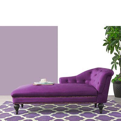 Purple Chaise Lounge, Velvet Chaise Lounge, Lounge Chair Bedroom, Upholstered Chaise Lounge, Velvet Lounge Chair, Velvet Lounge, Upholstered Chaise, Indoor Chairs, Bedroom Chair