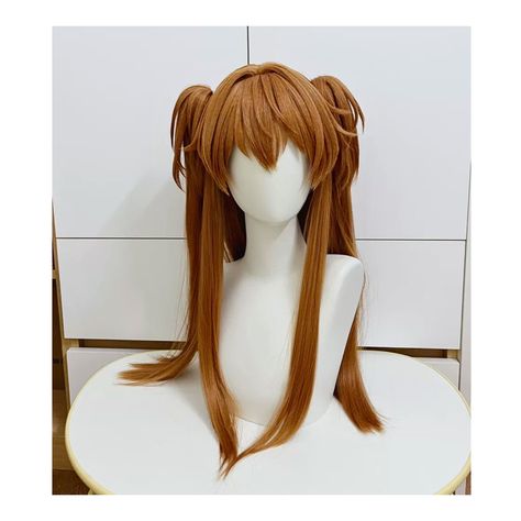 This wig is pre-styled and will be shipped after being carefully styled from the base hairpiece. Material: Heat Resistant Synthetic Suitable for head circumference 50cm-60cm Wig care: After the wig is used, it needs to be combed with a special wig care solution and a comb. When the wig is dry and disheveled or the curls are not obvious, it needs comprehensive care 1. Spray a small amount of conditioner 2-3 times with the hair tip as the center 2. Gently comb from the tip of the hair to arrange t Asuka Cosplay, Wig Care, Asuka Langley Soryu, Asuka Langley, Brown Wig, Wig Accessories, Cosplay Wig, Cosplay Wigs, Head Circumference