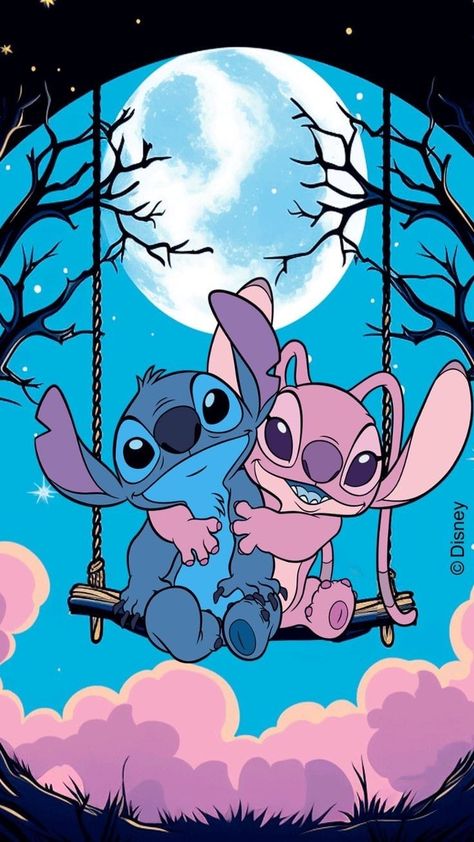 Wallpaper Backgrounds Stitch, Wallpaper Stitch, Angel Lilo And Stitch, Lilo And Stitch Characters, ليلو وستيتش, Lilo And Stitch Quotes, Dream Catcher Art, Lilo And Stitch Drawings, Stitch Character