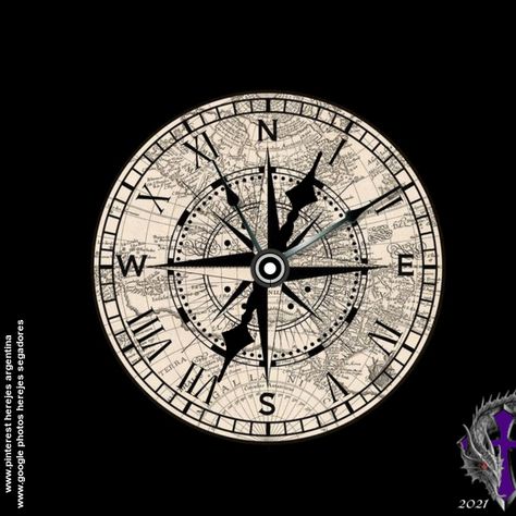 Gif Art, Compass Tattoo, Time Travel, Art Videos, Compass, Animated Gif, Clock, Gif, Film