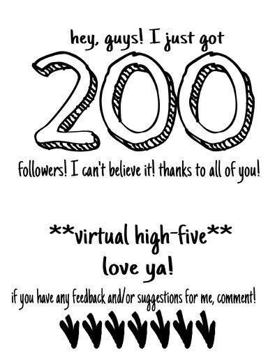 Thank you for following me and helping me get to 200 followers! I didn't think I'd get over 10! 200 Subscribers, 200 Followers, How To Get Followers, Love U So Much, Thank U So Much, Love Ya, I Love You All, How To Train Your Dragon, Love You All