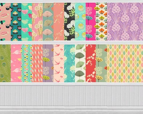 linacherie Teen Wallpaper, Bright Color Schemes, The Sims 2, Sims 1, Sims 4 Build, Sims 4 Houses, All Games, Maxis Match, Retro Color