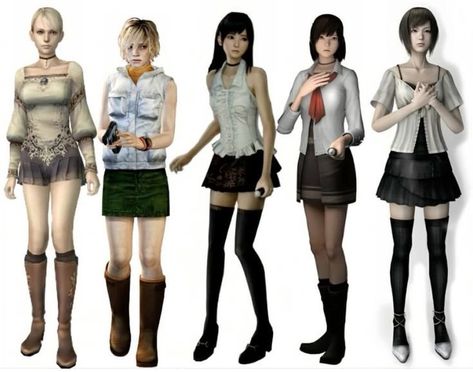 Video Game Outfits, The Horrors, Retro Horror, Horror Games, Female Protagonist, Vedic Astrology, Cute Clothes, Tech Fashion, Gaming Clothes