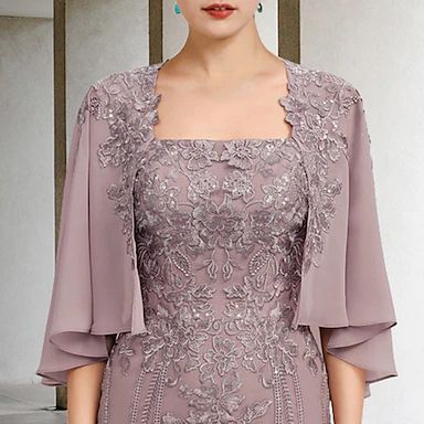 Shawl & Wrap Wedding Guest Women‘s Wrap Mother‘s Wraps Pure Elegant Sun Protection Sleeveless Chiffon Fall Wedding Wraps With Lace For Party Evening All Seasons 2024 - $65.99 Mother Of The Bride Dresses Vintage, Bride Dress Vintage, Jacket Dresses, Wedding Party Accessories, Gaun Fashion, Dress With Sequins, Wedding Wraps, فستان سهرة, Dresses Floral