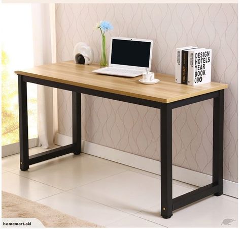 Modern Computer Desk, Industrial Livingroom, Pc Desk, Inbox Zero, Computer Table, Gaming Desk, Diy Desk, Wooden Desk, Steel Furniture