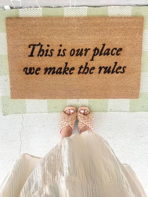 Amazon.com: Indoor mat-This is Our Place, We Make The Rules-Winter Washable Entrance Doormat,Holiday Indoor mat Bathroom Rugs Non Slip Absorbent Mud Trapper Mats,Wipe Your Paws Doormat Outdoor,16 * 24inch : Patio, Lawn & Garden