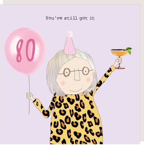 Happy Birthday Wishes For Her, Rosie Made A Thing, Fun Birthday Card, 80th Birthday Cards, Birthday Pics, Happy Birthday Messages, Pebble Grey, Birthday Meme, Birthday Cards For Her